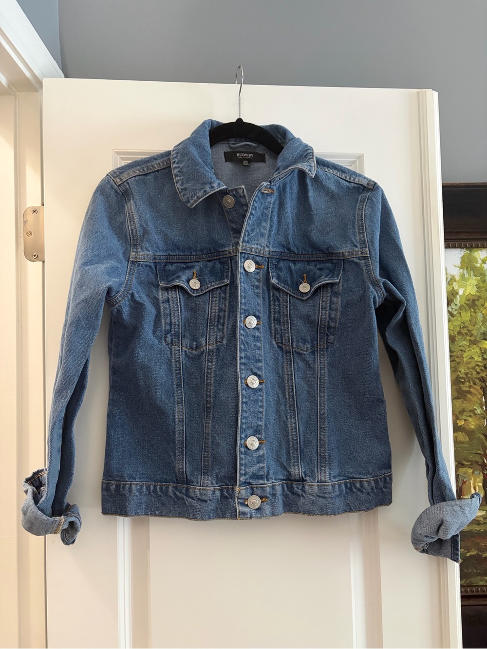Hudson Jeans Classic Blue Denim Jacket